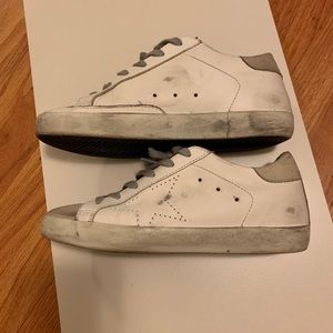 Gray/White Golden Goose Sneakers